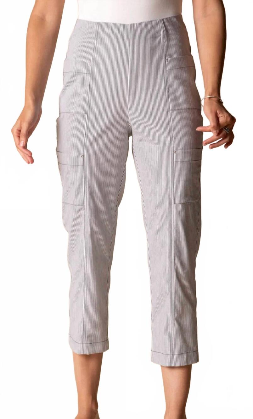 NEW HABITAT women's willow cool tech capri pants in grey